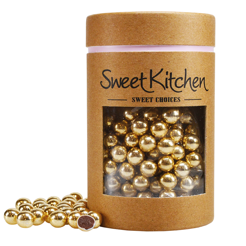 Chokladkulor - Guld - Diameter ca 0,8 cm - SweetKitchen - 70g