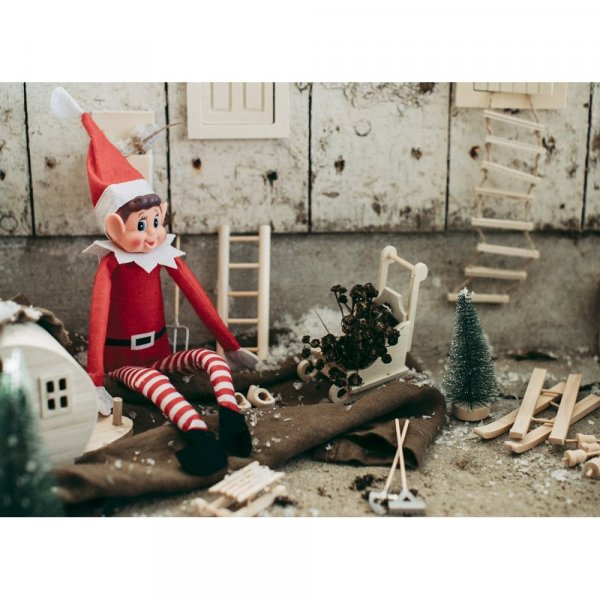 Elf on a Shelf, 30cm, r�d, Nisse