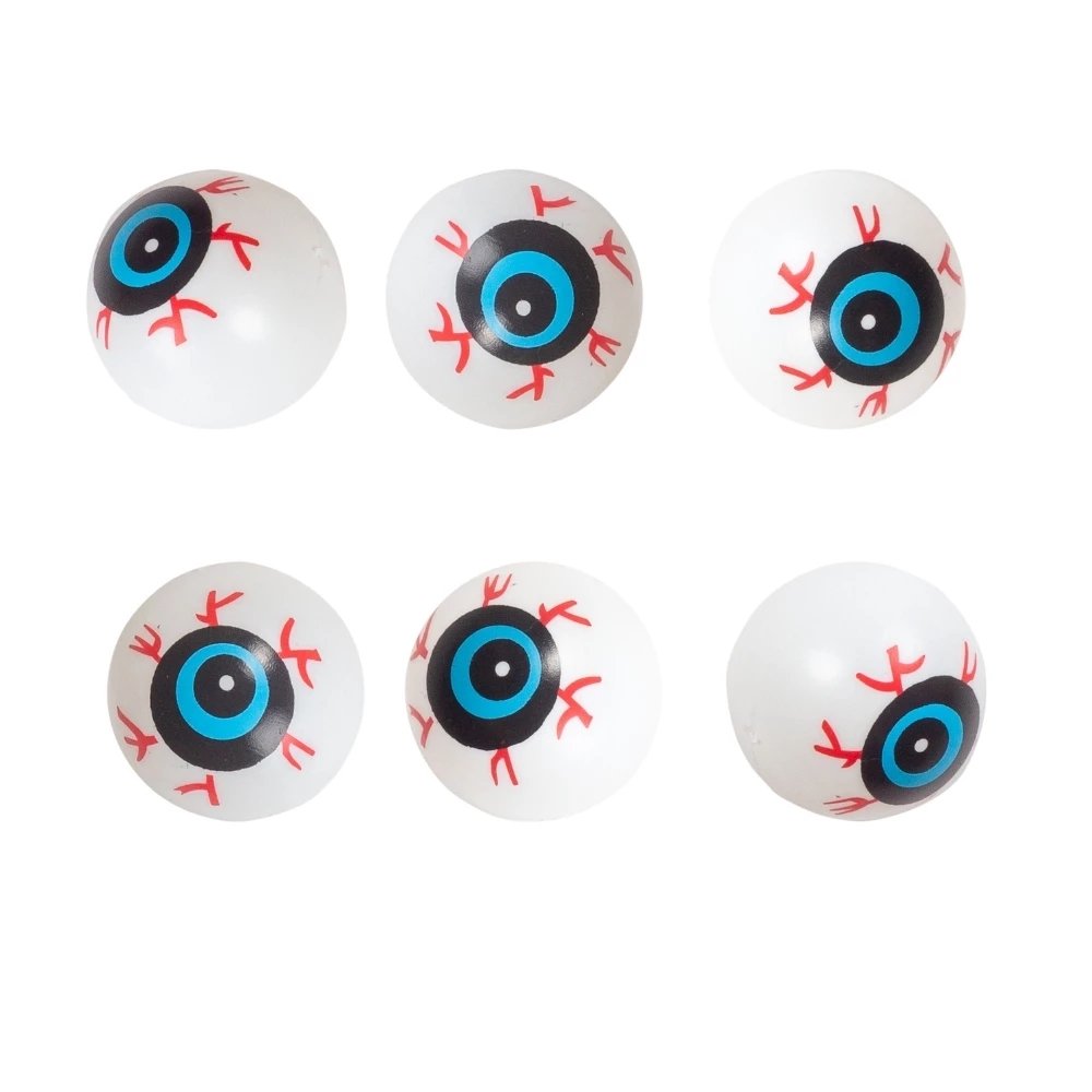 Plastögon - 6-pack - Halloweendukning, Halloween