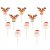 Cakepicks - Tomte och ren - 10-pack