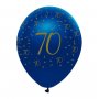 Ballonger 70 �r Marinbl� & Guld