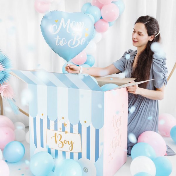 Folieballong - Blått hjärta - Mum to be Folieballong - Blått hjärta - Mum to be