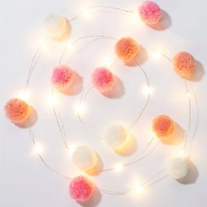 Ljusslinga - Pom Poms - We Love Pink