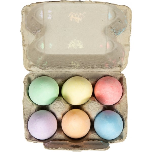 Gatukritor - Ägg - Pastellfärger - 6-pack Gatukritor - Ägg - Pastellfärger - 6-pack