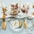 Desserttallrikar - 50th Birthday - Vit/Guld - 6-pack