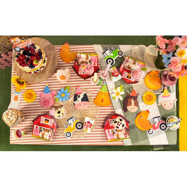 Girlang - Bondg�rd - Djur och blommor - 190 cm