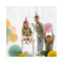 Partyhattar Rutiga pastellmix