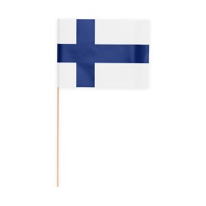 Pappersflagga - Finland - 20x30 cm - 10-pack