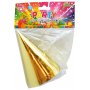 Partyhattar - Guld - 6-pack