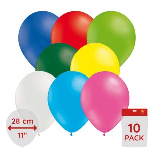 Ballonger - Mix - Blandade färger - 10-pack Ballonger - Mix - Blandade färger - 10-pack
