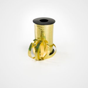 Ballongsn�re - Glitter - Guld - 250 m
