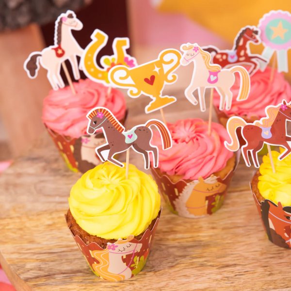 Cake toppers/Cake picks - Hstparty - 9 st