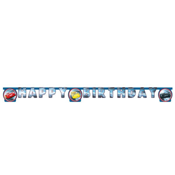 Girlang - Happy Birthday - Bilar - Die-Cut
