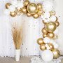 Ballongb�ge Guld Chrome