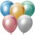Ballonger enfrgade - Premium 30 cm - Mix Chrome - 10-pack
