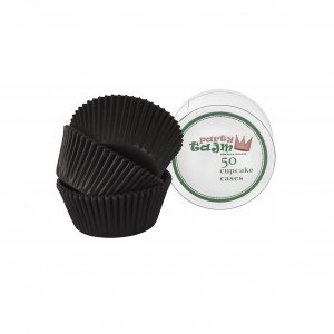 Muffinsformar - Svarta - 50-pack