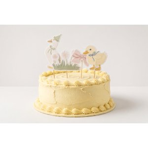 Cake picks - Birthday Duck - Lavenders Blue - 4-pack