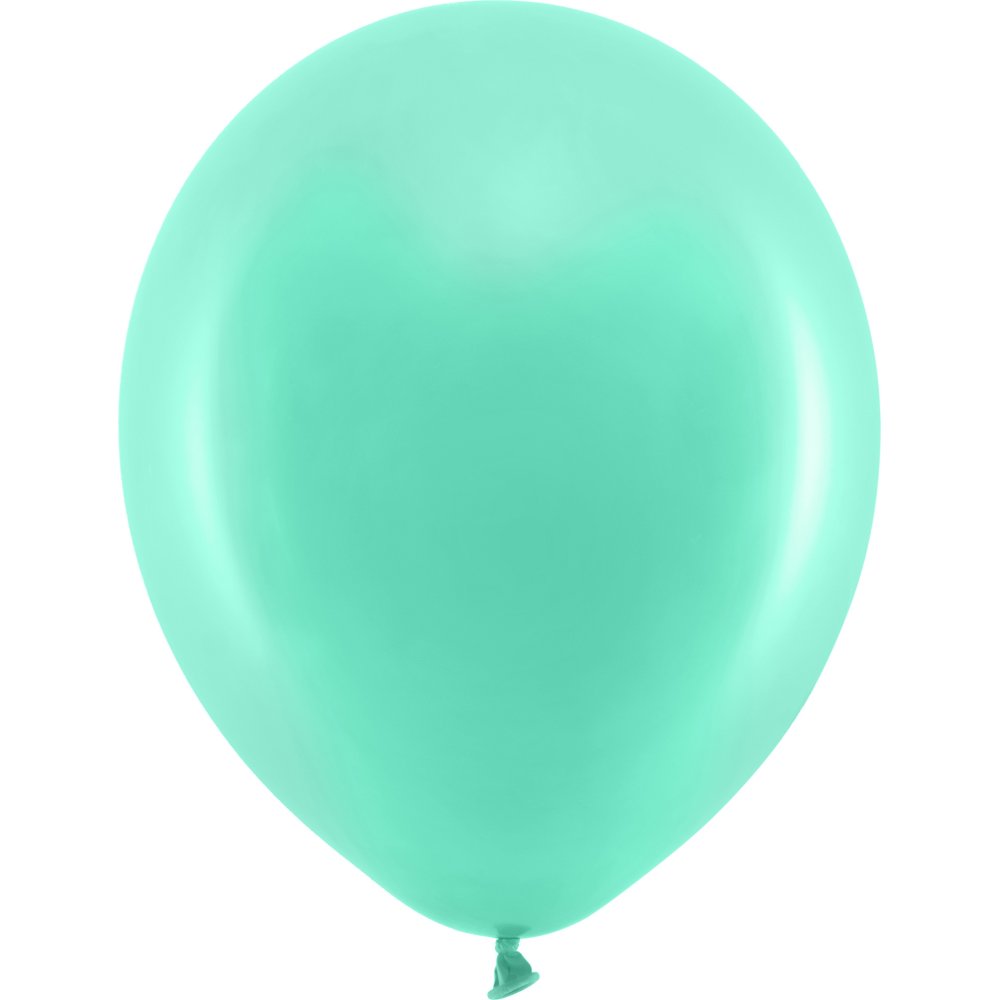 Pastellballonger – Standard 30 cm – Mint – 10-pack – Pastell, Enfärgade ballonger, Ballonger