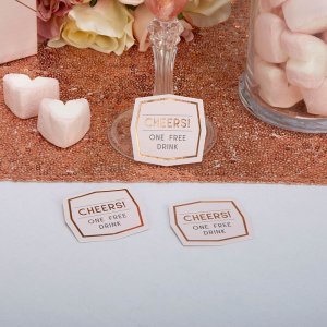 Drinkbiljetter - Geo Blush - 25-pack Drinkbiljetter - Geo Blush - 25-pack