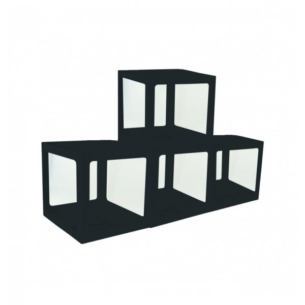 Ballongdekoration - Klossar - Svart/Transparent Ballongdekoration - Klossar - Svart/Transparent