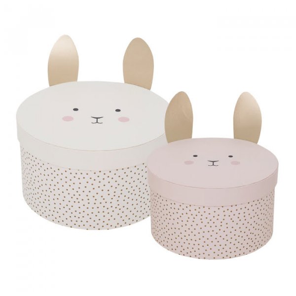 Frvaringsaskar - Bunny - 2-pack