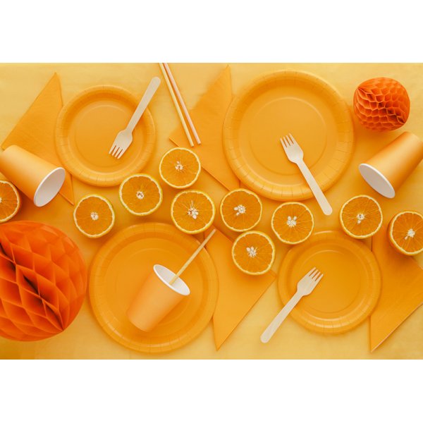 Pappmugg - Ljusorange - 250ml