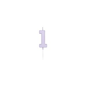 T�rtljus - Pastell Lila - 4,5 cm