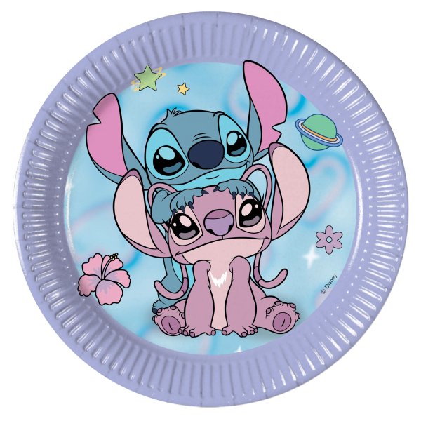 Papptallrikar - Angel Cute - 20 cm - 8-pack