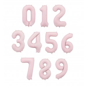 Sifferballong - Ljusrosa pastell - 86 cm Sifferballong - Ljusrosa pastell - 86 cm