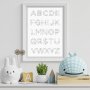 Poster - LETTERS - Outline - Storlek: A4 (210 x 297mm)
