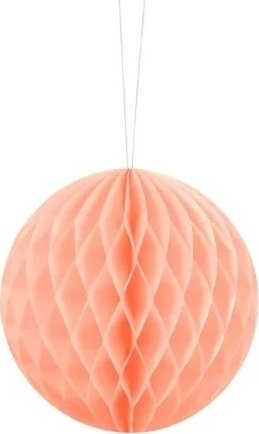 Honeycomb – Light Peach – Storlek: 30 cm – Honeycombs, Hängande dekorationer