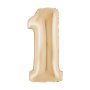 Ballongsiffra - White Gold - 100 cm - Siffra: 1