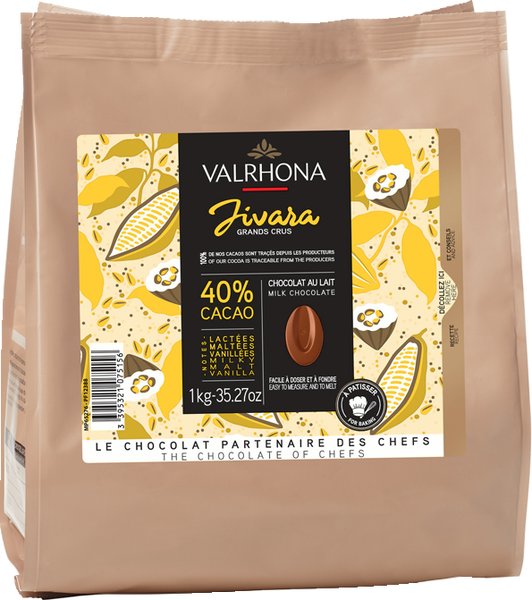 Mj�lkchoklad - Jivara - 1 kg - Valrhona