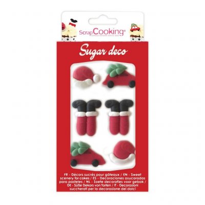 Sockerdekorationer - Santa Claus - Scrapcooking