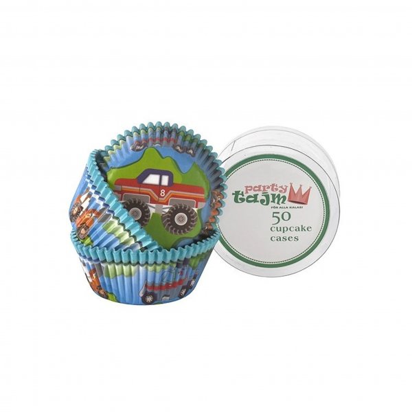 Muffinsformar - Bilar - 50-pack Muffinsformar - Bilar - 50-pack