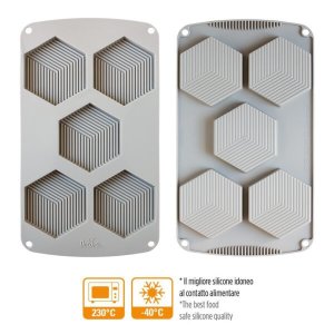 Silikonform - Sexkantig  - Decora -  � 8 cm