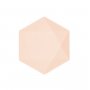 Tallrikar Aprikos Hexagon, Vert Decor