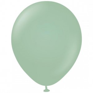 Stora enfärgade ballonger - 45 cm - Winter Green - 5-pack