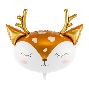 Folieballong - Deer Face