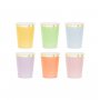 Pappersmuggar Pastell, 6-pack
