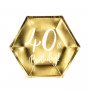 Pappersassietter 40 �r Guld