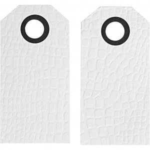 Tags - Vita - 6 cm - 20-pack Tags - Vita - 6 cm - 20-pack