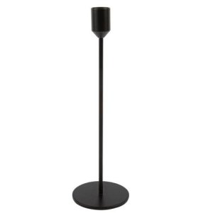 Ljusstake - Svart - �8 x 26 cm