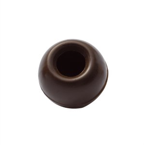 F�rdiga pralinskal - Runda Truffle shells - M�rk choklad - Callebaut - ca 115 st