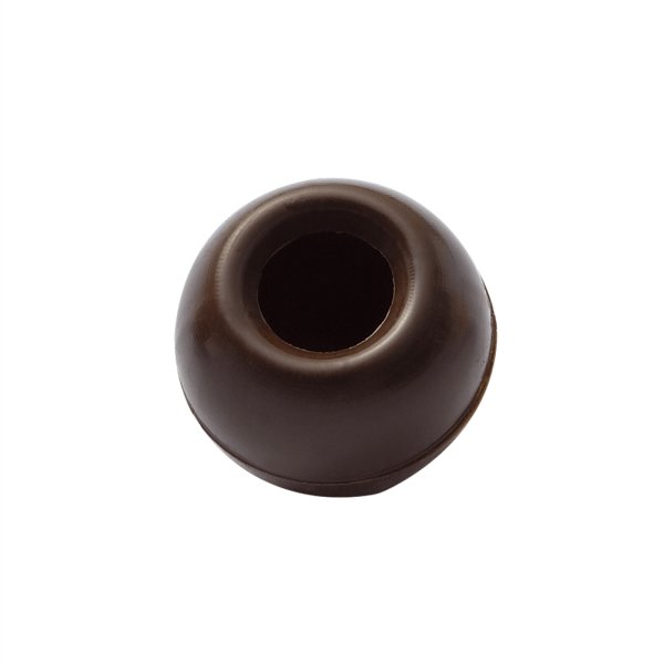 Färdiga pralinskal - Runda Truffle shells - Mörk choklad - Callebaut - ca 115 st Färdiga pralinskal - Runda Truffle shells - Mörk choklad - Callebaut - ca 115 st