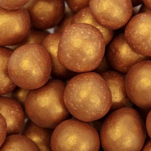Sockerp�rlor - Guld - 8 mm - PME - 74 g