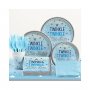Kalaspaket Little Blue Star Enkel 8 pers