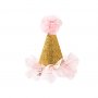 Partyhatt - Mini - Guldglitter