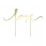 Cake Topper Love Guld