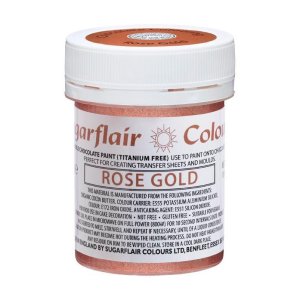 Sugarflair Chokladf�rg Ros�guld (Rose Gold) 35g